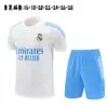 2526 Uniforme de Entrenamiento de Manga Corta del Real Madrid Uniforme de Fútbol de Manga Corta Infantil del Real Madrid Transpirable Set de Uniforme de Entrenamiento de Manga Corta del Real Madrid