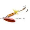 Señuelo Falso de Lentejuelas con Pluma Hengjia Popular Señuelo de Pesca de Lentejuelas Giratorias 3.5g Señuelo Falso Equipo de Pesca