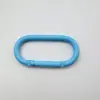 Ventas Directas de Fábrica Accesorios DIY Riel Redondo Pintura Mosquetón Hebilla de Resorte Hebilla de Escalada Llavero Colgante Gancho