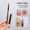 Fábrica de Canetas para Nail Art Transfronteiriças Atacado Novo Pente de Sândalo Varrer Caneta Renda Ampliada e Alargada Caneta Ferramenta para Nail Art