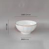 Vajilla Casual de Porcelana Fina en Relieve Plato Borde Dorado Blanco Puro Juego para el Hogar Tazones y Platos Combinación de Piezas de Cerámica