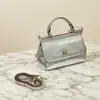 Bolsas Platinum Selecionadas com Cuidado para a Nova Primavera, Marca D g Moda Luxo Versátil High-End Comércio Exterior Bolsas de Ombro Transversais