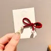 Presilhas de Cabelo Coloridas Dopamina de Alta Qualidade Estilo Coreano para Mulheres, Franjas Laterais, Grampos de Pato Doces, Acessórios de Cabelo