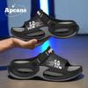 Sandalias Deportivas Antideslizantes de Doble Uso para Hombre Apcans Populares de Suela Blanda Verano 2025 Nueva Ropa Exterior para Conducir
