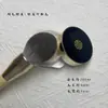 {Envío Directo} Brocha de Polvo Esponjosa, Brocha para Maquillaje de Polvo de Miel Rubor, Mango de Pelo Suave Suave Mango, Alto Brillo, una Brocha de Maquillaje Portátil