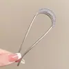 Nuevo Estilo 2026 Pasador de Pelo en Forma de U con Perlas para Mujer, Peine Pinza para el Cabello, Herramienta para Fijar el Cabello, Pasador con Acabado de Alta Gama, Accesorio para el Cabello