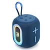 Altavoz Bluetooth Tg664 con Cordón Portátil, Subwoofer de Diafragma LED Inalámbrico para Exteriores con Excelente Rendimiento de Bajos