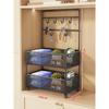Caja de almacenamiento para llaves de entrada, estante de almacenamiento de escritorio, puerta de entrada, estante para colgar mascarillas, armario para zapatos, caja de almacenamiento