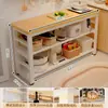 Estante de Almacenamiento para Cocina, Mesa Multifuncional de Piso de Múltiples Niveles para el Hogar, Ultra Estrecha, Mesa de Trabajo, Gabinete de Almacenamiento, Gabinete Lateral Estrecho