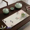 Nuevo Mantel Individual de Tierra de Diatomeas Estilo Chino, Absorbente de Agua y Antideslizante, Adecuado para Mesas de Centro, Arte del Té, Encimeras de Cocina y Manteles Individuales de Comedor