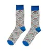 Calcetines de Algodón Arcoíris Cigarrillo Gato Pony Cactus Barra para Mujer de Cuatro Estaciones y para Hombre de Moda