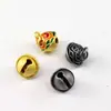 Accesorios para Joyería DIY Aleación de Esmalte Oro Mate Colgante de Campana Estilo Chino Llavero de Campana Colgante de Campana para Mascotas