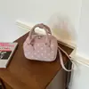 Bolso Bandolera Elegante de Lunares para Mujer, Nuevo Bolso de Mano Tipo Bowling Estilo Coreano Otoño 2026, Bolso de Hombro Fresco y Único