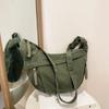 Bolso de Hombro Cruzado Bolso de Mano Versátil de Gran Capacidad Simple de Moda Artístico, Bolso Tipo Dumpling, Casual de Moda, Nuevo Otoño 2026