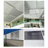 Fornecimento de fogo Louver asa ao ar livre Louver ventilação elétrica shuttle Louver ventilação com manivela Louver
