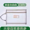Bolsa de asunto asunto, bolsa para documentos clasificados, cremallera de doble capa, bolsa de tareas para estudiantes de gran capacidad, bolsa de malla transparente A4 para exámenes