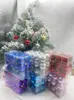Decoraciones de Bolas de Navidad 3cm Caja de Decoración Navideña Colgante Suministros Festivos Venta al por Mayor en Stock