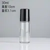 Frasco Rollerball 30ml50ml Atacado de Ponto Frasco Rollerball Frasco Rollerball de Vidro Frasco Roll-on Transparente Frasco Rollerball para Chá