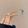 Grampo de Cabelo Preguiçoso Grampo de Cabelo em Forma de U para Artefato de Fixação de Coque Feminino, Pente Elegante de Alta Qualidade, Tiara com Grampo de Cabelo para a Parte de Trás da Cabeça