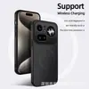 Funda magnética protectora anticaídas 3Alite con textura de cuero y fibra de carbono para Nothing Phone 4A Pro