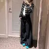 Versão em Pele de Ovelha de Sapatilhas Redondas com Laço Estilo Francês para Mulheres, Sapatos Baixos Slip-On de Estilo Suave