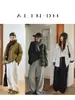 Pantalones Casuales Rectos Sueltos Talla Grande para Mujer ALINDM para Mujeres Ligeramente Gorditas, Pantalones de Pierna Ancha de Lana de Acetato de Invierno 100kg