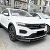 Adequado para Volkswagen T-Roc 2018-2022 Versão Standard Lábio Dianteiro, Pá Dianteira, Cantos do Para-choque Dianteiro, Peças de Modificação Cross-Border