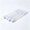Pincel de Máscara de Cílios em Tubo em estoque Atacado Descartável Haste de Cristal Pincel de Máscara de Cílios Pente Curvador de Sobrancelhas Portátil Pincel de Máscara de Cílios para Maquiagem
