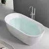 Bañera Aislada de Doble Capa, de Acrílico, Independiente, Estilo Europeo, para Uso Doméstico, Casas de Huéspedes, Hoteles y Salones de Belleza, Adecuada para Apartamentos Pequeños y Adultos