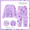 Pijama Infantil Transfronteiriço Sudeste Asiático Atacado Manga Comprida Meninas Meninos Crianças Médias e Grandes Finas Primavera e Outono Cartoon Conjunto de Roupas para Casa
