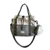 Bolsa Pequeña Retro de Bloques de Color Linda para Mujer Diseño de Nicho Casual para el Trabajo Diario Bolso de Hombro Cruzado Ligero para Salir