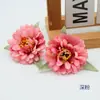 Kit de Materiales DIY de Flores Artificiales con Peonías Pequeñas en Estilo Bosque, Flores de Seda para Accesorios de Cabello Hanfu, Flores Decorativas para Arreglos de Boda