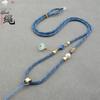 Cuerda para collar con colgante de jade de alta calidad para niños, cuerda de perlas y ágata, cuerda para collar de granate y turmalina, ajustable