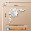 Línea de Yeso PU Línea Esquina Francesa Flor Tira Decorativa Borde Pared Fondo TV Techo Estilo Crema Estilo Europeo