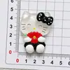 Accesorios Transparentes de Resina de Hello Kitty para Manualidades Hechos a Mano Pegamento de Crema Pinzas para el Cabello Accesorios para el Cabello Accesorios de Papelería Materiales para Accesorios