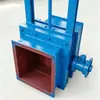 Válvula cuadrada de distribución de agua 400*400, disponible en varios tamaños, utilizada en salas de bombas de agua de minas