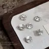 Pedras Strass K9 Formato de Ovo de Pombo para Nail Art, Pedras Strass Oval Coloridas Brilhantes de Luxo para Decoração de Unhas Atacado