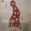 Suministro de Varios Artesanías de Decoración para el Hogar de Madera Regalo Forma de Árbol de Navidad Luz LED Calendario Adorno de Escritorio