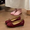 Zapatos Mary Jane de estilo francés para mujer que aumentan la altura, nuevo modelo de verano 2026, bailarinas sin cordones para combinar con faldas