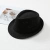 Sombrero para personas de mediana edad y mayores, sombrero de caballero británico para hombres, sombrero de jazz de otoño e invierno para ancianos, sombrero de anciano, sombrero cálido para padre