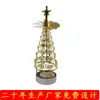 Fabricante Produce Adornos Giratorios para Árbol de Navidad, Lámparas de Cobre para Té Giratorias por Energía Térmica, Faroles Giratorios, Decoraciones de Candelabros, Lámparas de Proyección