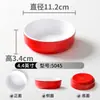 Tazón Pequeño de Melamina Vajilla Imitación Porcelana Olla Caliente Huevo al Vapor Verdura al Vapor Tazón Plano para Ensalada Fondo Plano Plástico Tazón Pequeño