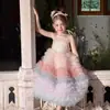 Ropa para Niños Faldas para Niñas Malla Degradada Falda de Pastel Falda de Princesa 2026 Verano Nuevo Estilo Exportación Fuente de Fábrica de Ropa para Niños