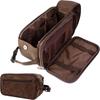 Bolsa de Armazenamento de Artigos de Higiene Pessoal Masculinos à Prova d'Água e Resistente a Manchas de Grande Capacidade para Viagem, um Kit Essencial de Barbear e Cuidados para Viagem