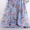 Tela de gasa georgette estampada 75D estilo bohemio para puesto de arena vestido de verano con falda amplia vestido maxi súper etéreo