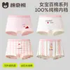 Roupa Íntima Infantil Feminina Algodão Classe A Fina Calcinha de Outono Roupa Íntima Infantil Feminina Bebê Algodão Boxer Crianças Maiores Não Prende pp