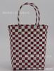 Bolsa de Tecelagem Manual, Bolsa de Mão Feminina, Bolsa Cesta de Legumes, Moderna e Versátil, Bolsa de Praia de Grande Capacidade, Bolsa de Mão, Fresca e Doce