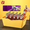 Enfriador de cerveza de plástico en forma de L para bar, caja de cerveza de gran capacidad, cubo de hielo de plástico con doble asa, cubo de hielo para bebidas, cesta de vino, portavinos