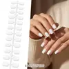 El Arte para Uñas Más Vendido de Amazon: Uñas Cuadradas Cortas de Color Sólido Más Vendidas, Alta Calidad, Alta Saturación, Set de 24 Piezas de Tamaños Variados, Uñas Postizas