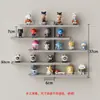Prateleira de Armazenamento de Parede Transfronteiriça para Sala de Estar e Quarto, Prateleira de Exibição Multicamadas para Figuras, Prateleira Decorativa de Divisória de Parede, Prateleira de Armazenamento para Blind Boxes